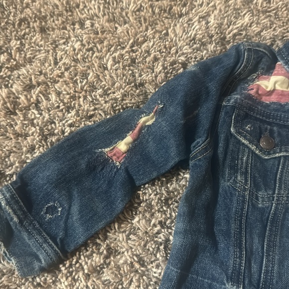 Polo R. Lauren American flag Jean jacket. Size 3T - Picture 3 of 4